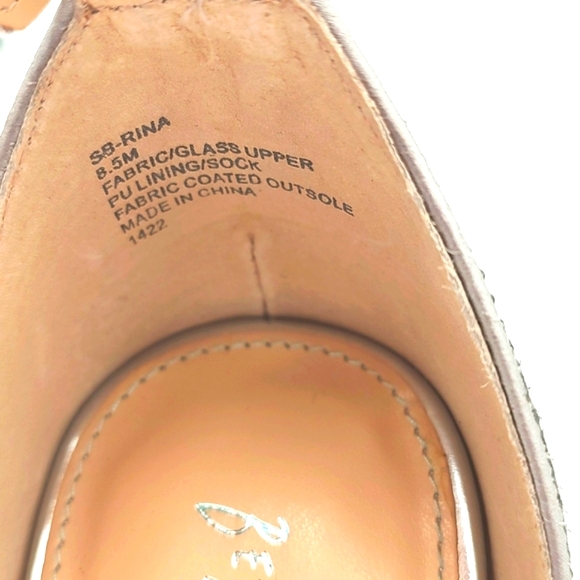 NEW Betsey Johnson Silver Rina Dress Heels Rhinestone 8.5 - Picture 12 of 15